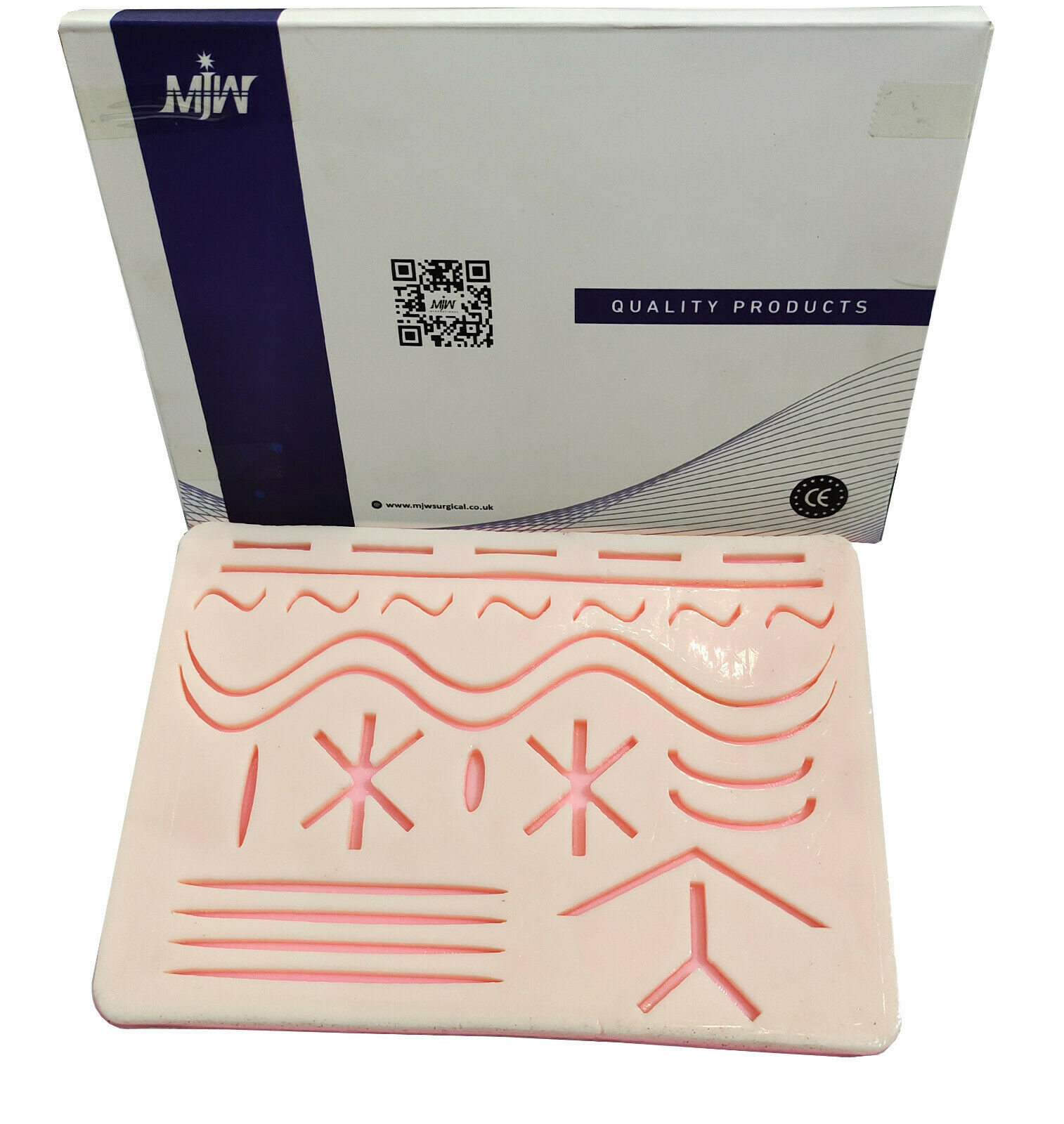 Suture Training Pad 3 Layer Joint 27 Wounds Ultra Silicon Skin Practice Kit Pads